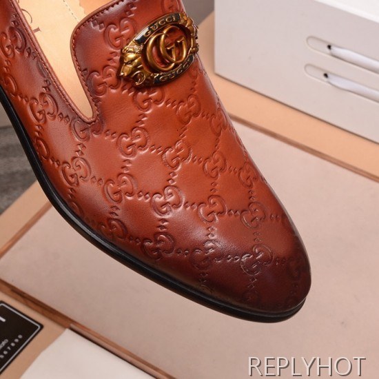Gucci 2020 Mens Leather Shoes