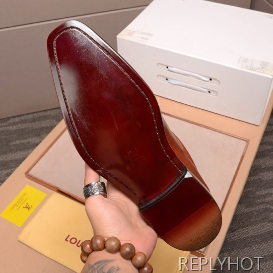 Louis Vuitton 2020 Mens Leather Oxford Shoes