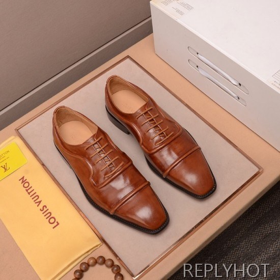 Louis Vuitton 2020 Mens Leather Oxford Shoes
