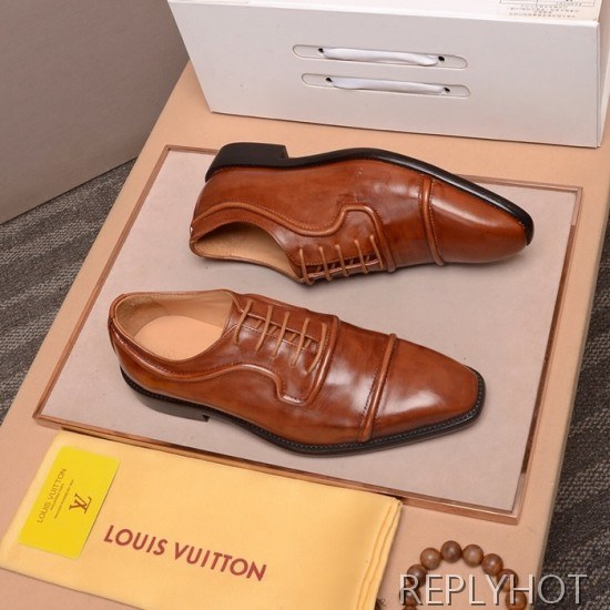 Louis Vuitton 2020 Mens Leather Oxford Shoes