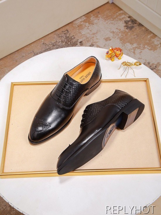 Louis Vuitton 2020 Mens Leather Oxford Shoes