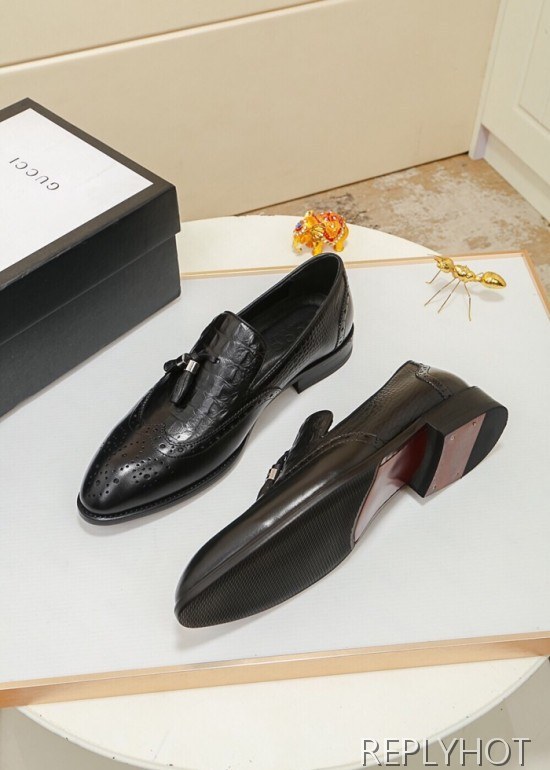 Gucci 2020 Mens Leather Shoes