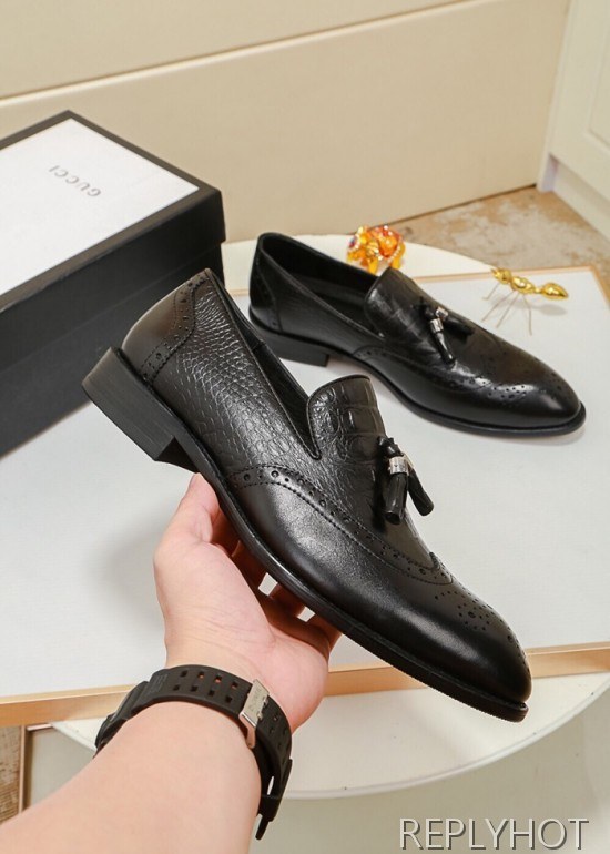 Gucci 2020 Mens Leather Shoes