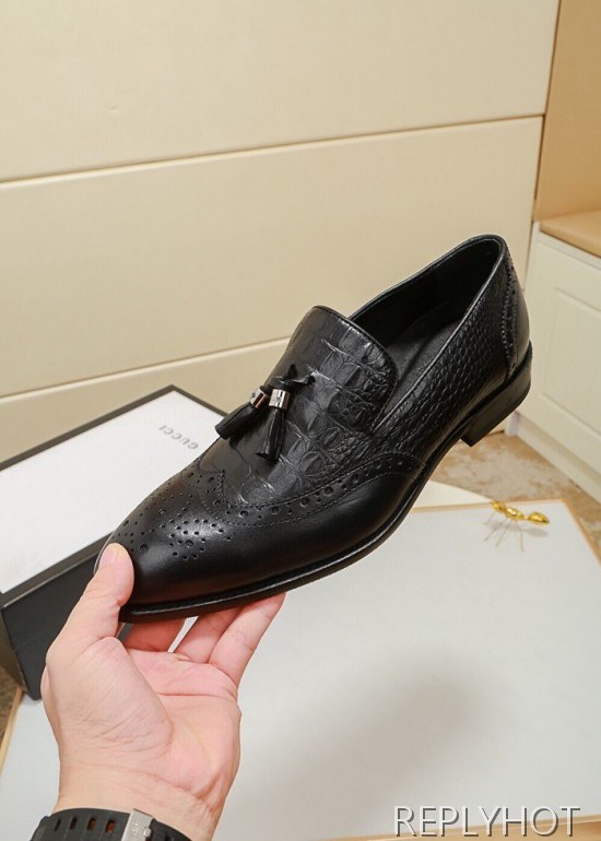 Gucci 2020 Mens Leather Shoes