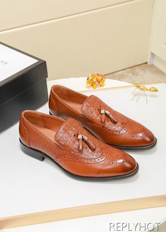 Gucci 2020 Mens Leather Shoes