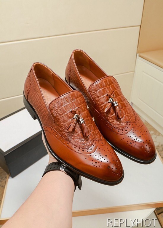 Gucci 2020 Mens Leather Shoes