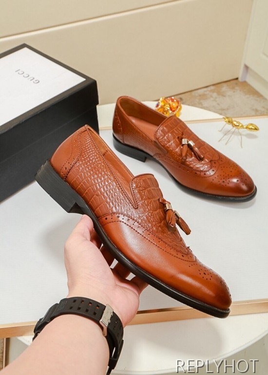 Gucci 2020 Mens Leather Shoes