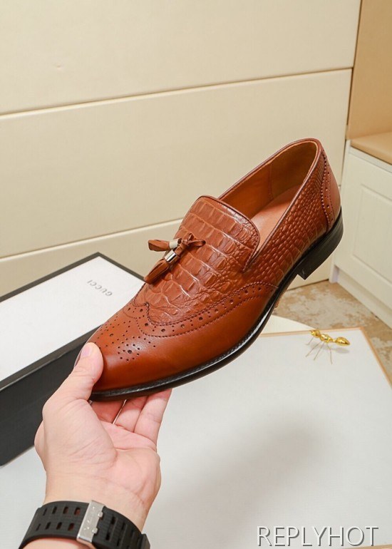 Gucci 2020 Mens Leather Shoes