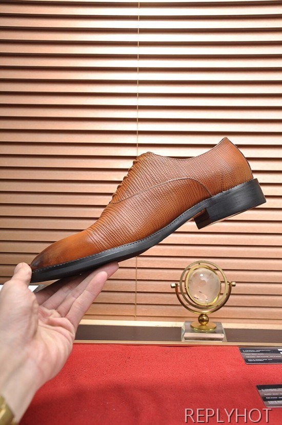 Gucci 2020 Mens Leather Oxford Shoes