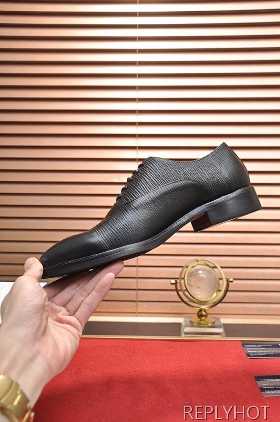 Gucci 2020 Mens Leather Oxford Shoes