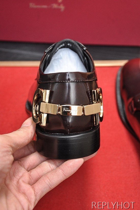 Ferragamo 2020 Mens Leather Oxford Shoes