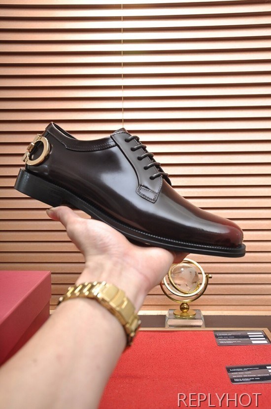 Ferragamo 2020 Mens Leather Oxford Shoes