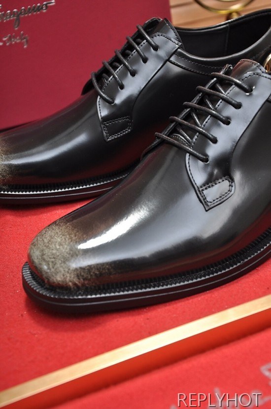Ferragamo 2020 Mens Leather Oxford Shoes