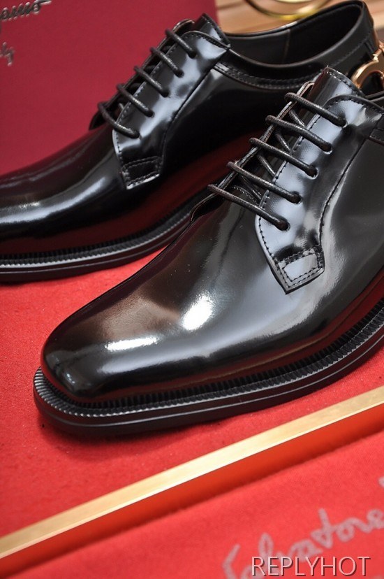 Ferragamo 2020 Mens Leather Oxford Shoes