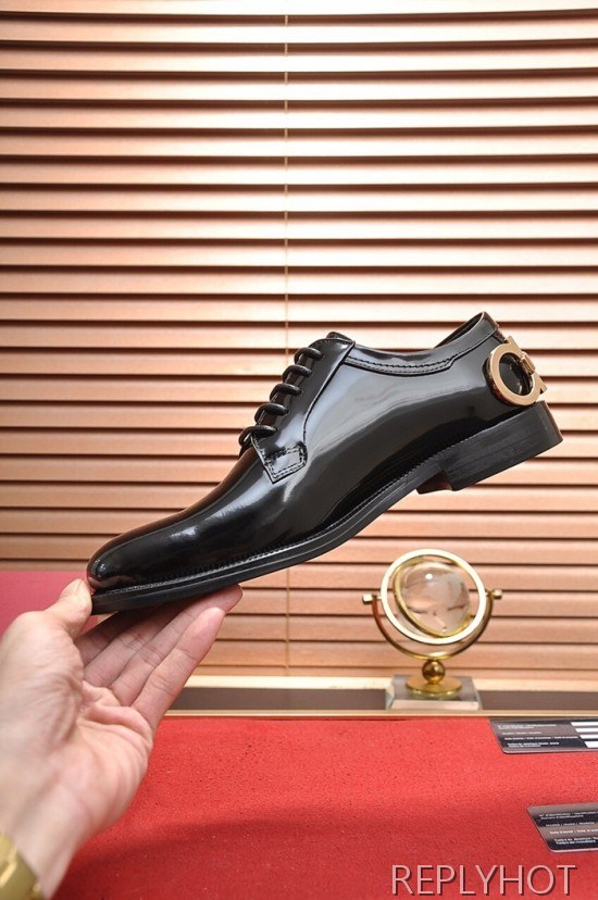 Ferragamo 2020 Mens Leather Oxford Shoes