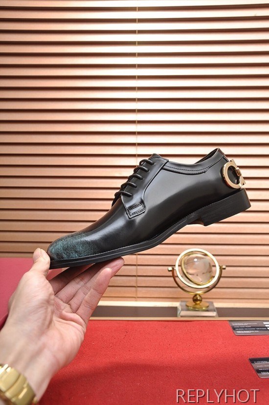 Ferragamo 2020 Mens Leather Oxford Shoes