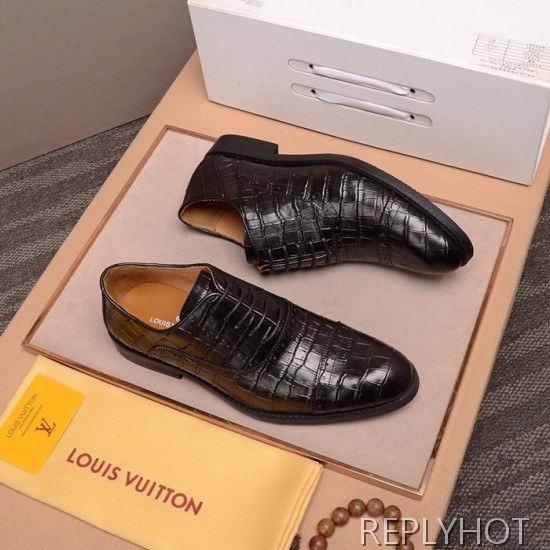 Louis Vuitton 2020 Mens Leather Oxford Shoes