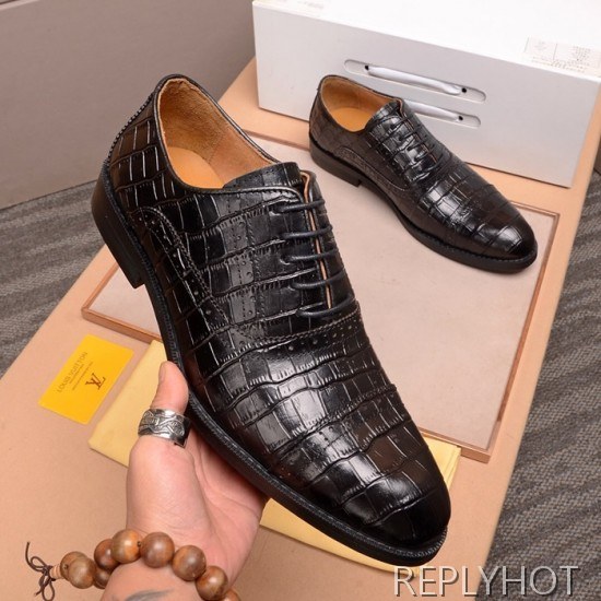 Louis Vuitton 2020 Mens Leather Oxford Shoes