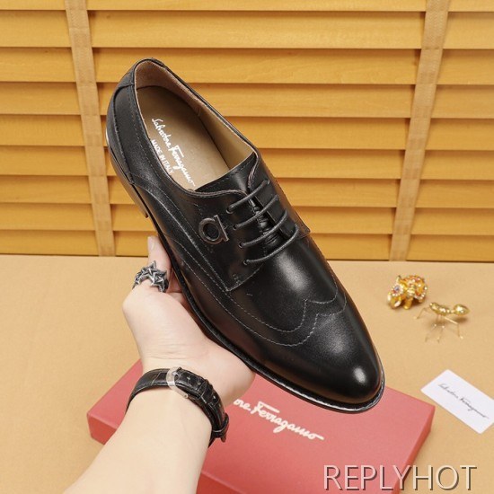 Ferragamo 2020 Mens Leather Oxford Shoes