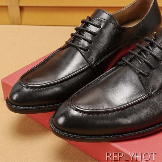 Ferragamo 2020 Mens Leather Oxford Shoes
