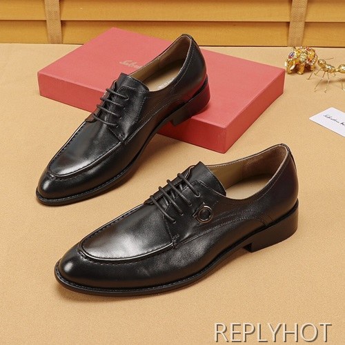 Ferragamo 2020 Mens Leather Oxford Shoes