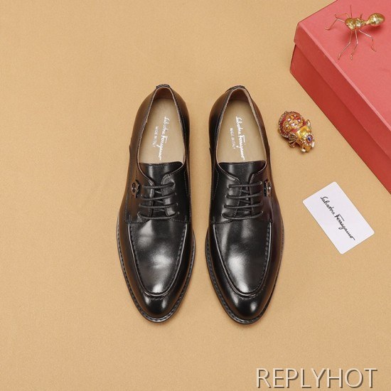 Ferragamo 2020 Mens Leather Oxford Shoes