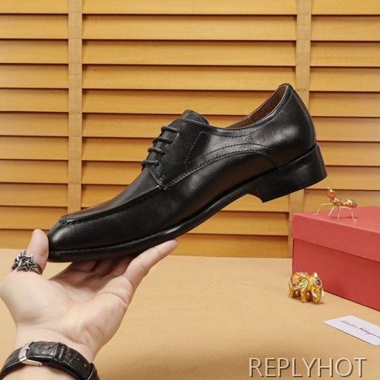Ferragamo 2020 Mens Leather Oxford Shoes