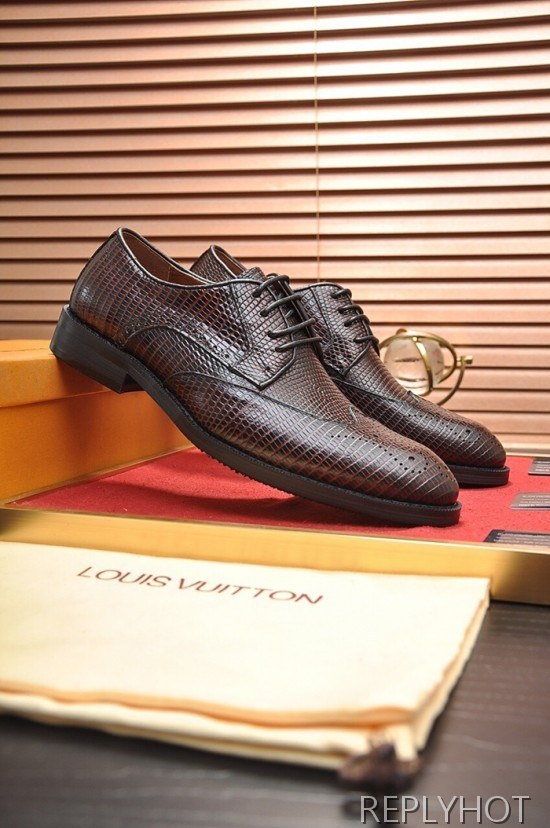 Louis Vuitton 2020 Mens Leather Oxford Shoes