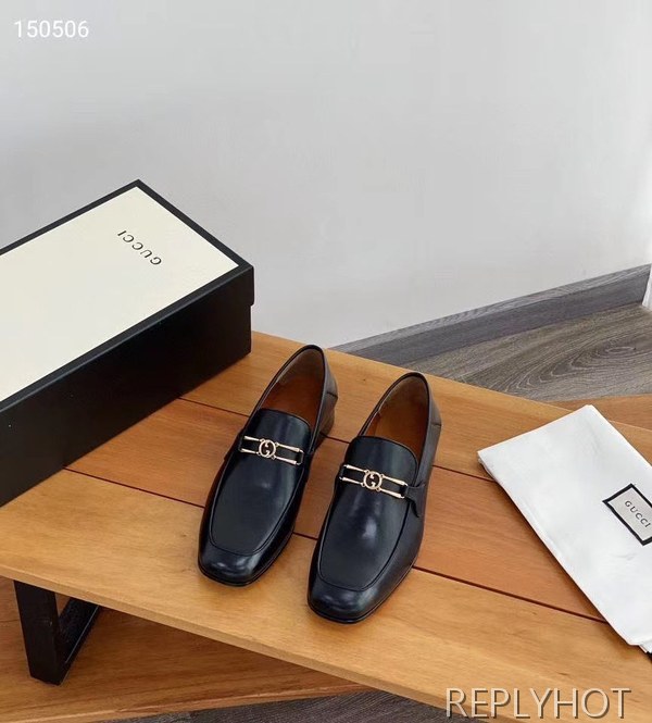 구찌 2020 인터로킹 G 가죽로퍼