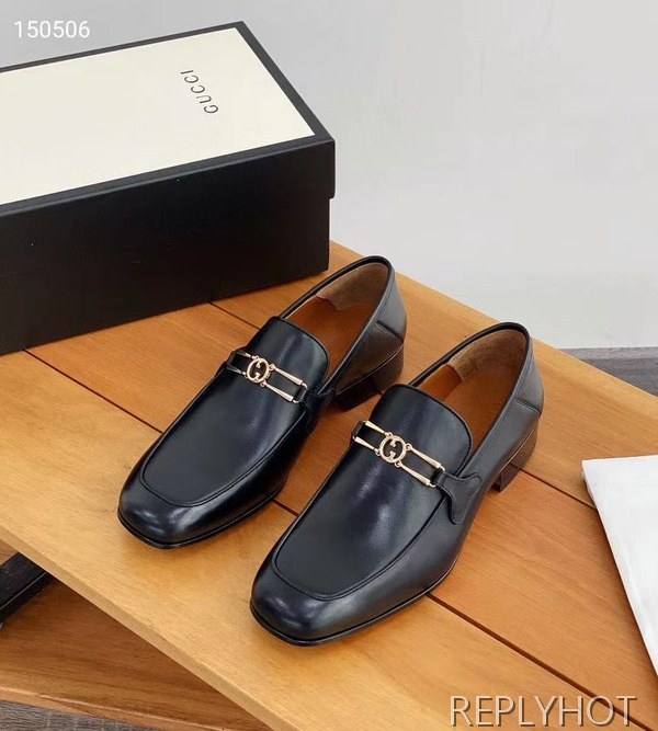 구찌 2020 인터로킹 G 가죽로퍼