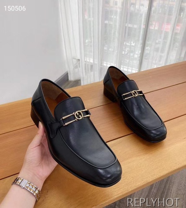 구찌 2020 인터로킹 G 가죽로퍼