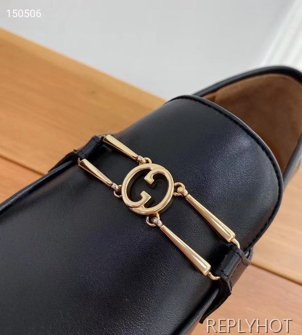 구찌 2020 인터로킹 G 가죽로퍼