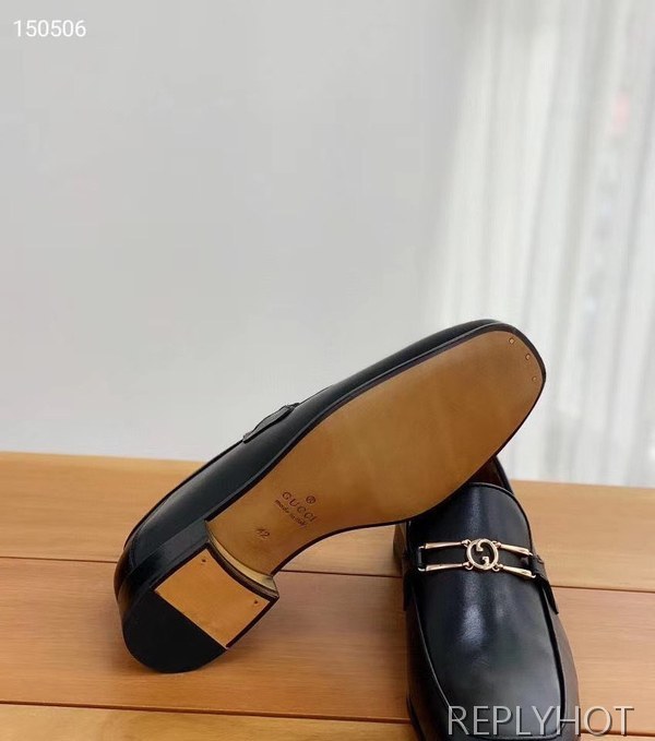 구찌 2020 인터로킹 G 가죽로퍼