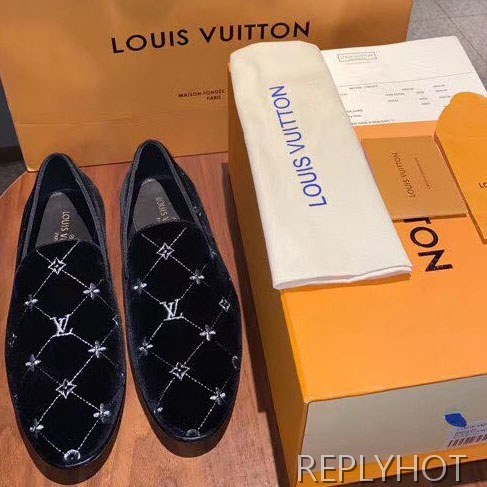 루이비통 2020 모노그램 스티치 퀄팅 로퍼