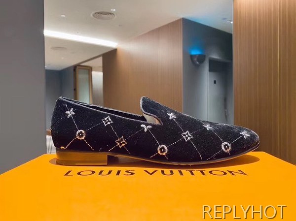 루이비통 2020 모노그램 스티치 퀄팅 로퍼