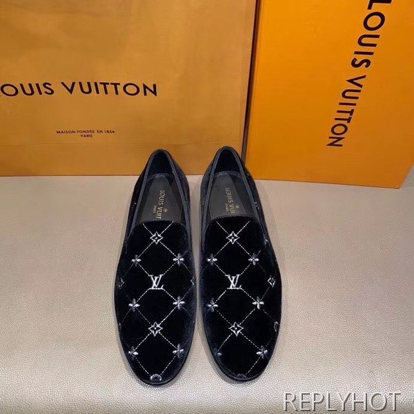 루이비통 2020 모노그램 스티치 퀄팅 로퍼