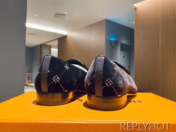 루이비통 2020 모노그램 스티치 퀄팅 로퍼