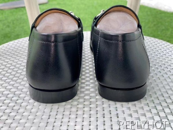 구찌 2020 스트라이프 크로커다일패턴 홀스빗로퍼