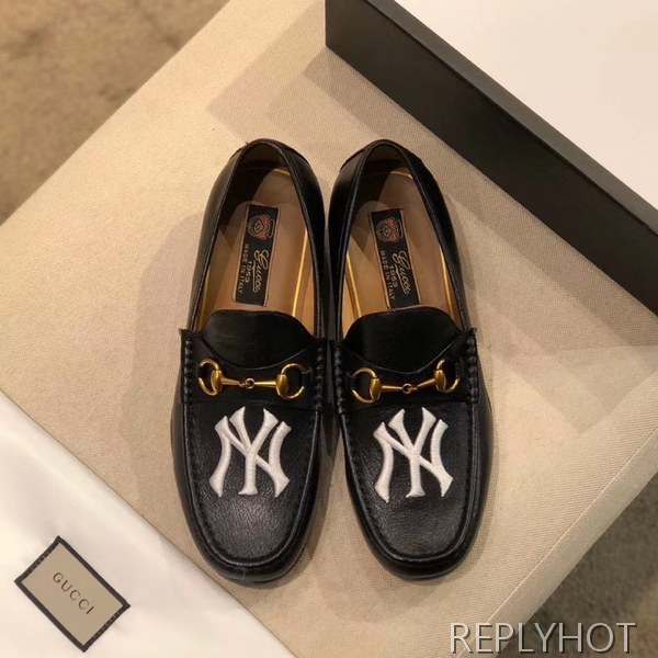 구찌 2020 뉴에라 와펜 홀스핏로퍼