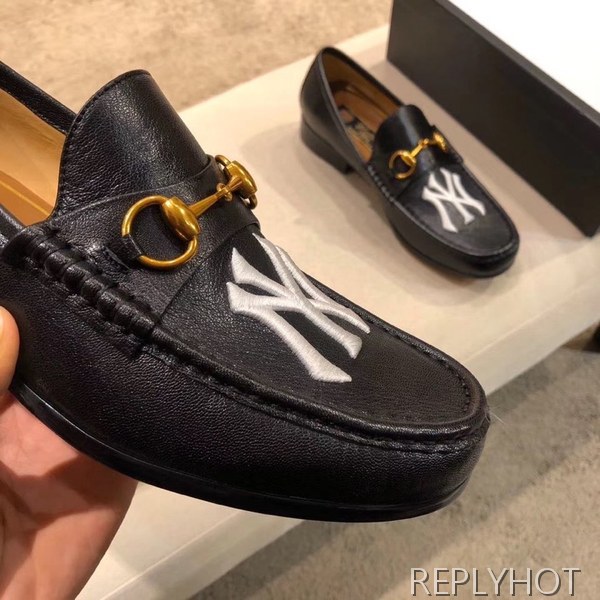 구찌 2020 뉴에라 와펜 홀스핏로퍼