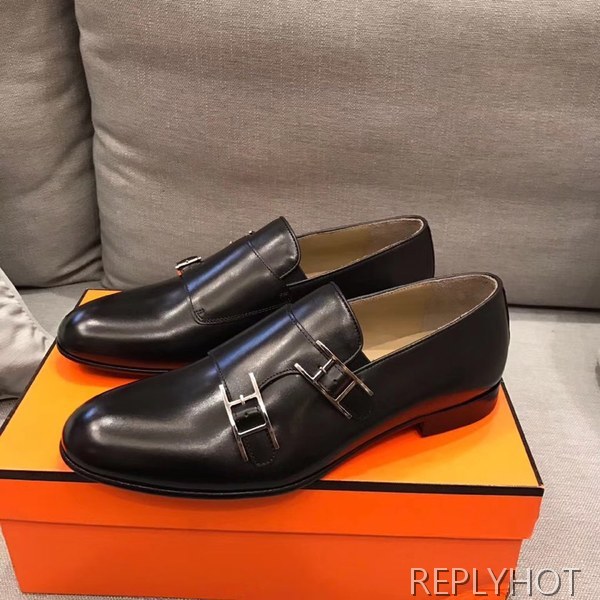 에르메스 2020 H버클 몽크스트랩 로퍼