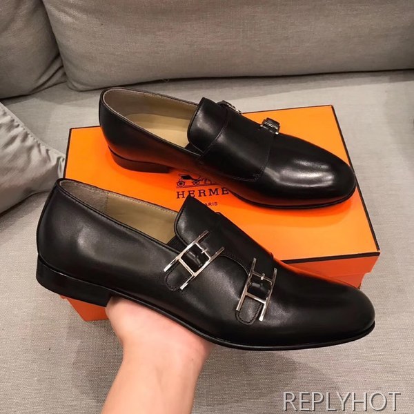 에르메스 2020 H버클 몽크스트랩 로퍼