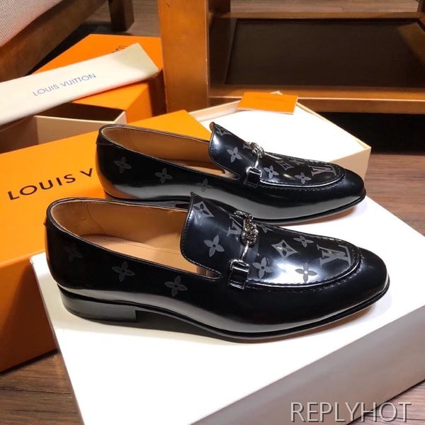 루이비통 2020 모노그램 프린팅 클럽 로퍼슈즈