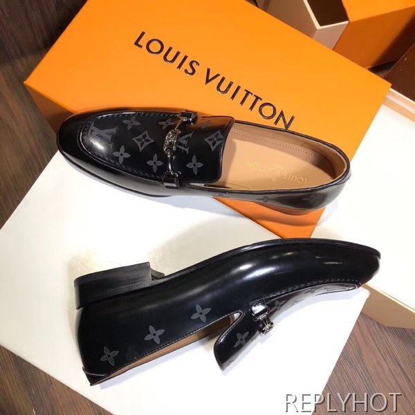 루이비통 2020 모노그램 프린팅 클럽 로퍼슈즈