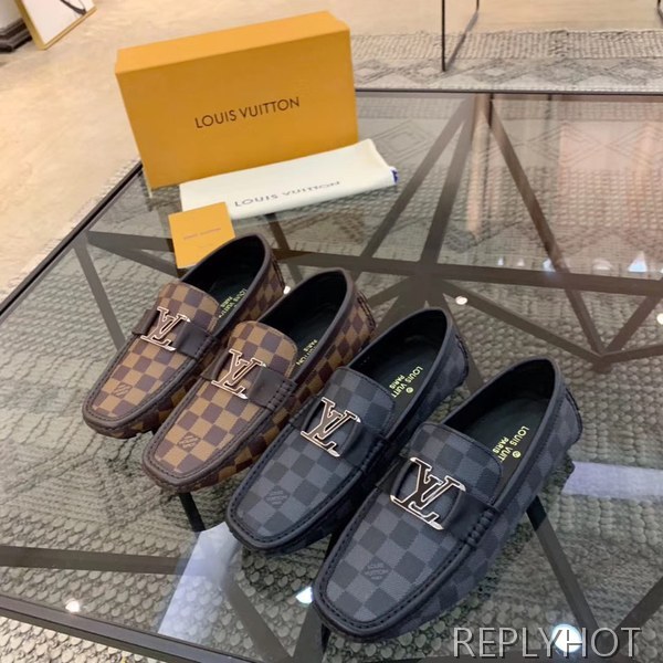 루이비통 2020 다미에 Lv버클 드라이빙슈즈
