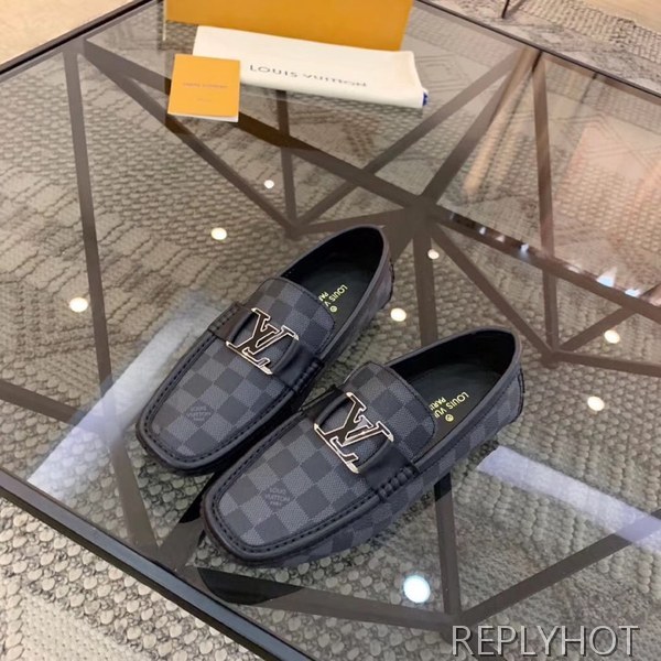 루이비통 2020 다미에 Lv버클 드라이빙슈즈