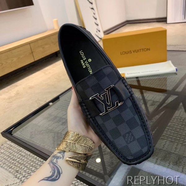 루이비통 2020 다미에 Lv버클 드라이빙슈즈