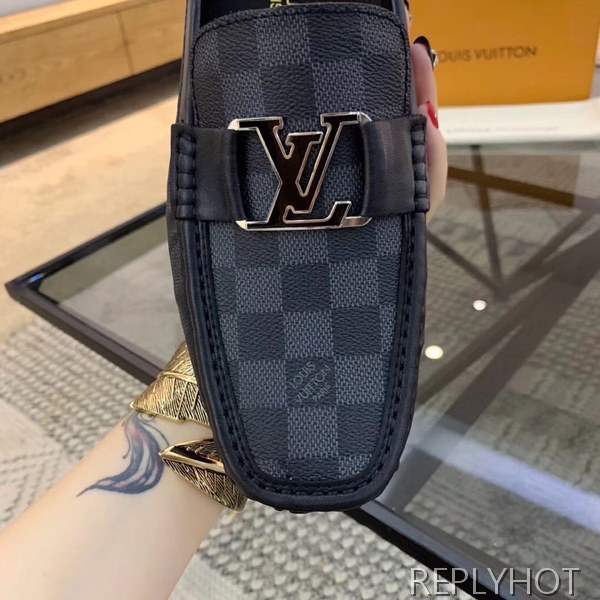 루이비통 2020 다미에 Lv버클 드라이빙슈즈