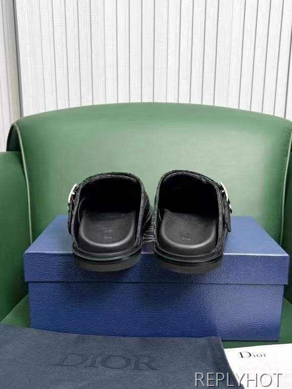 디올 2025 아쿠아 커버 슬리퍼 뮬 샌들 신발