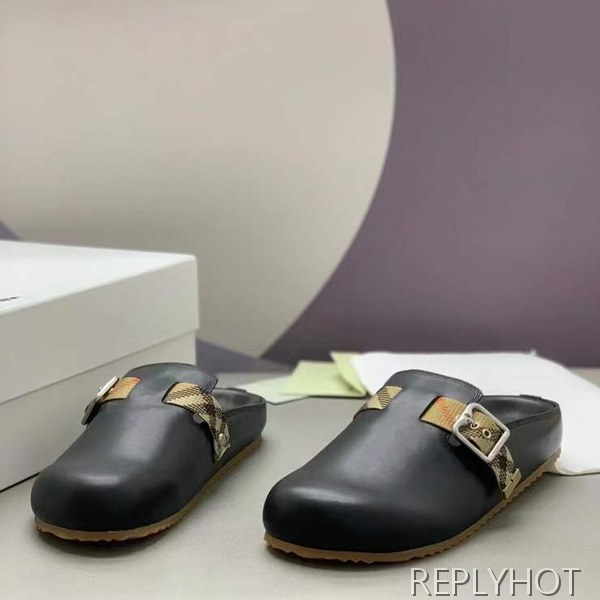 버버리 2025 Urchin Clog 뮬 샌들 슬라이드 슬리퍼